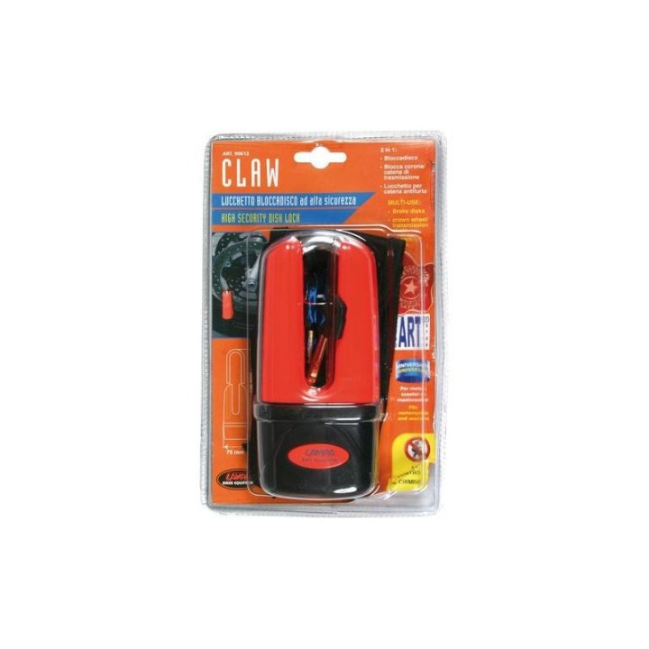 LAMPA Candado antirrobo disco de freno para moto con 3 llaves LAM90613