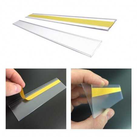 FASEBA Transparent self-adhesive label holder for display shelf PVC 40X1000 MM PVC 40X1000 MM 05120