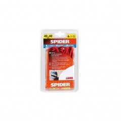 LAMPA Red elástica 6 ganchos para moto ARAÑA 42X42 CM LAM90501VAR