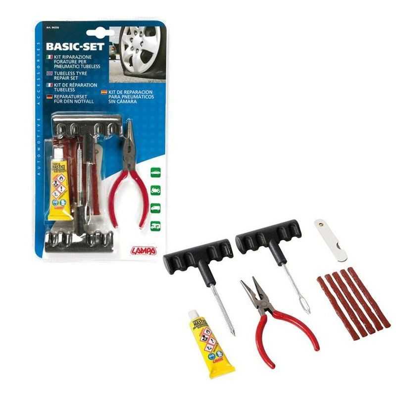 LAMPA Kit reparacion de pinchazos para moto LAM94259