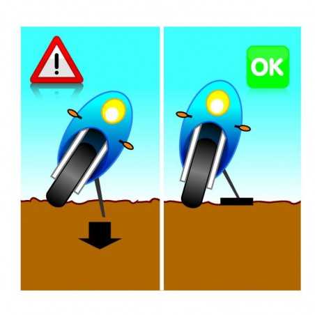 LAMPA Motorcycle side stand base LAM90033