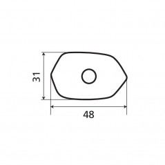 LAMPA Adaptadores para intermitentes de moto LAM90467