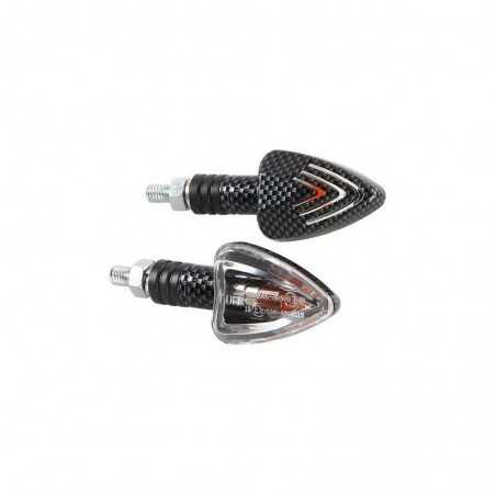 LAMPA Juego intermitentes homologados de moto FOCAL 12V 21W E LAM90066VAR