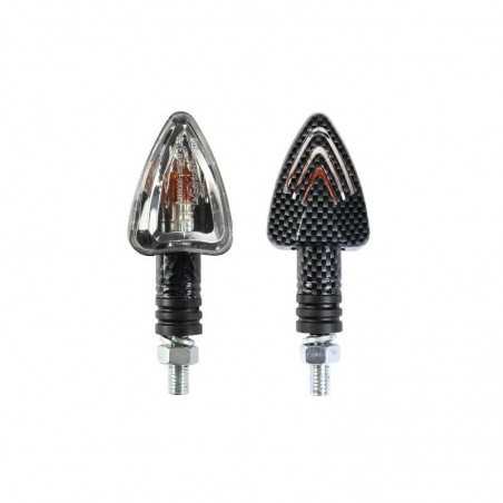 LAMPA Juego intermitentes homologados de moto FOCAL 12V 21W E LAM90066VAR