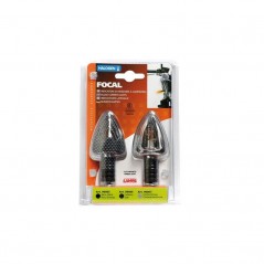 LAMPA Juego intermitentes homologados de moto FOCAL 12V 21W E LAM90066VAR