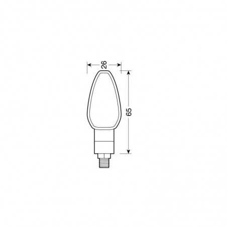 LAMPA Approved motorcycle intermittent set LED TUAREG 12V E LAM90098