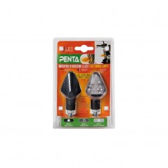 LAMPA Approved motorcycle intermittent set LED PENTA 12V E LAM90121VAR