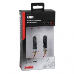 LAMPA Juego intermitentes de moto LED 12V 35X18 LAM90476