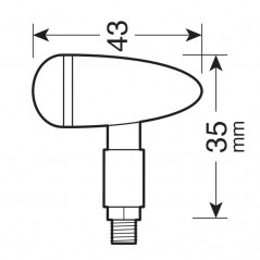 LAMPA Juego intermitentes de moto LED LAM90482