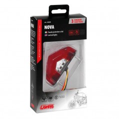 LAMPA Piloto trasero 3 funciones para moto 9 LED 12V LAM90484