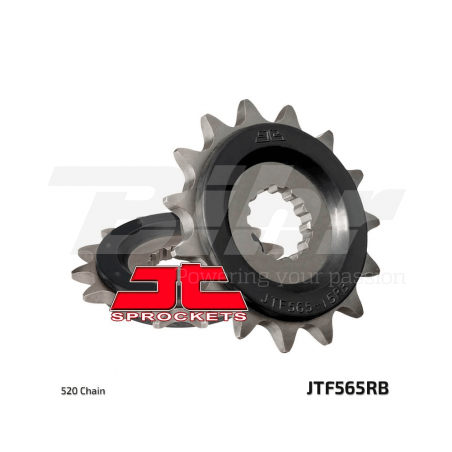 Sprocket with rubber  565 de acero con 16 dientes