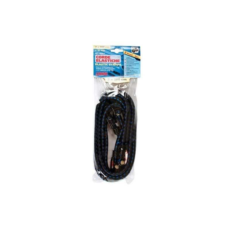 LAMPA Blister 2 pulpos de goma sujeción carga para moto 200 CM LAM60222