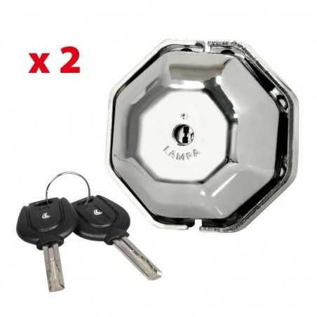 LAMPA Kit of 2 additional locks for vehicle doors (2 keys included) LAM65412
