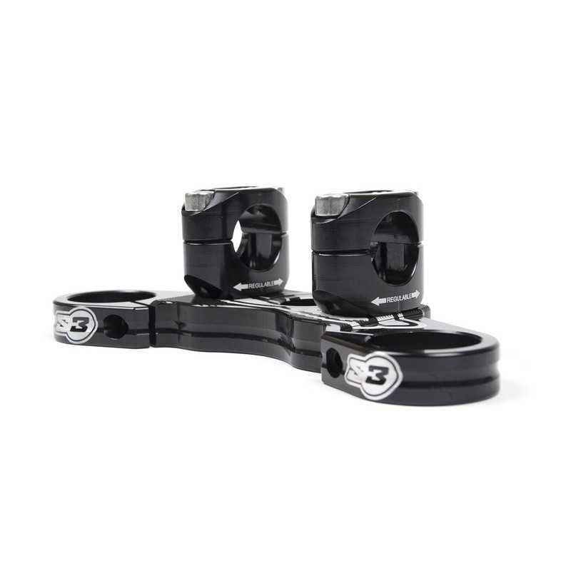 S3 Abrazadera triple superior ajustable para manillar 62400016