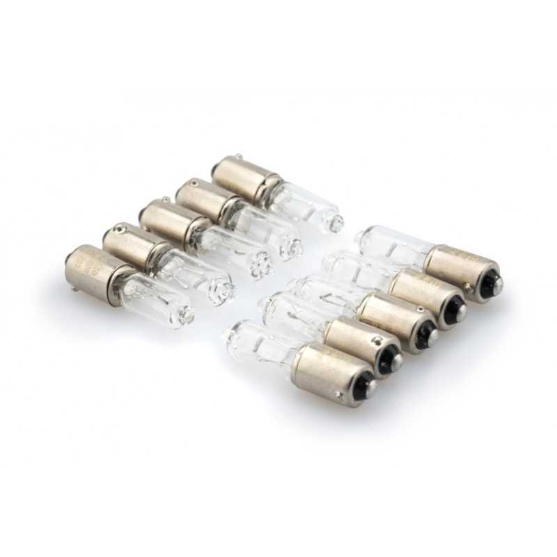 PUIG Caja con 10 bombillas ambar para intermitentes moto 12V 21W STAR - Marca 1622