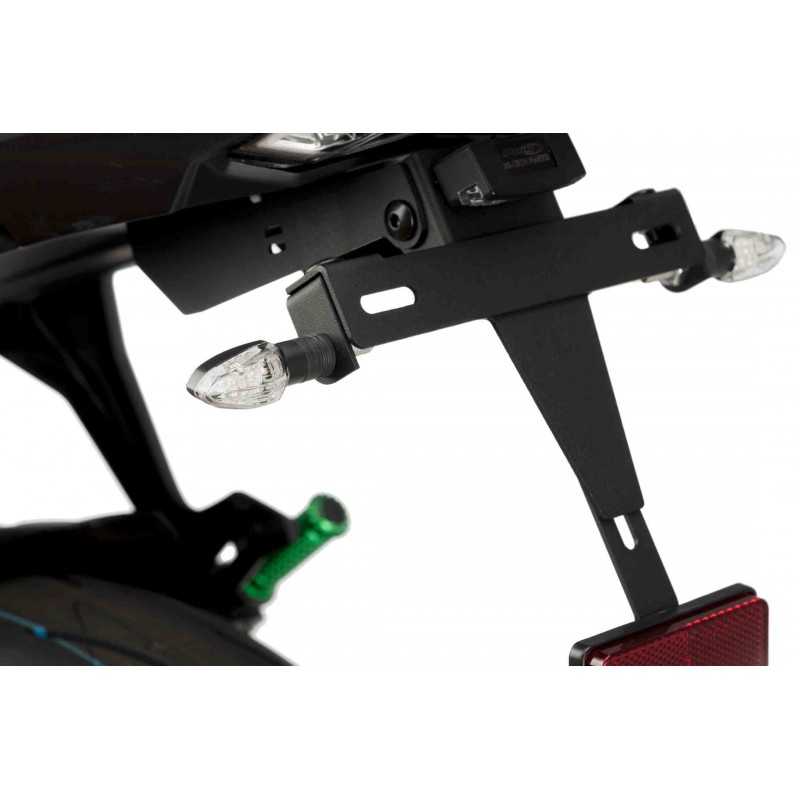PUIG Intermitentes universales moto MINIMAL brazo largo negro 4907