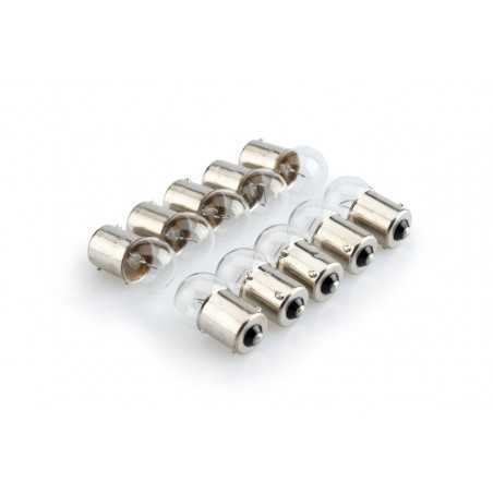 PUIG BOX OF 10 BULBS FOR MOTORCYCLE'S HAZARD LIGHTS RACING 12V 23W 0941