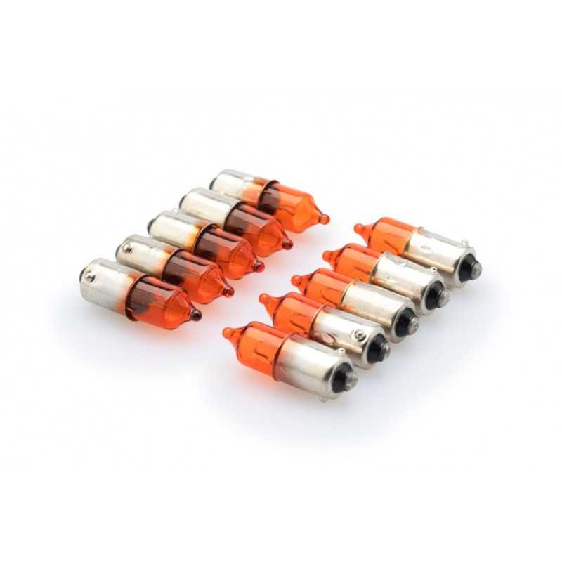 PUIG Caja de 10 bombillas intermitentes ovaladas para motocicleta 12v 23w - Marca 0009