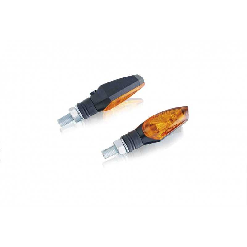 PUIG APPROVED UNIVERSAL BLINKERS FOR MOTORCYCLES EYE IN BLACK 6475
