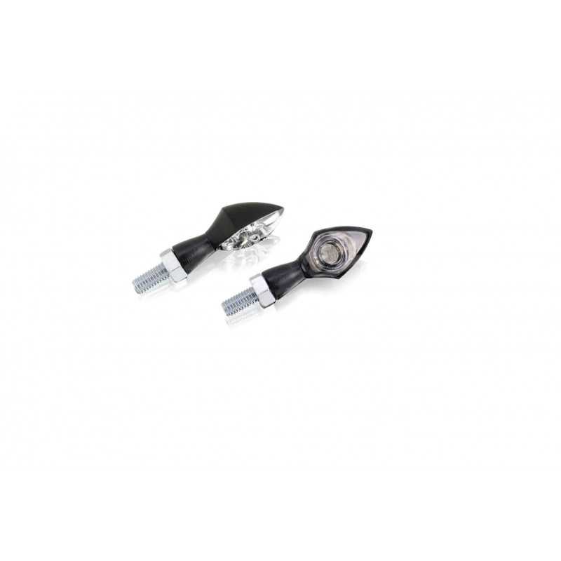PUIG Intermitentes universales moto POWER LED negros 5609