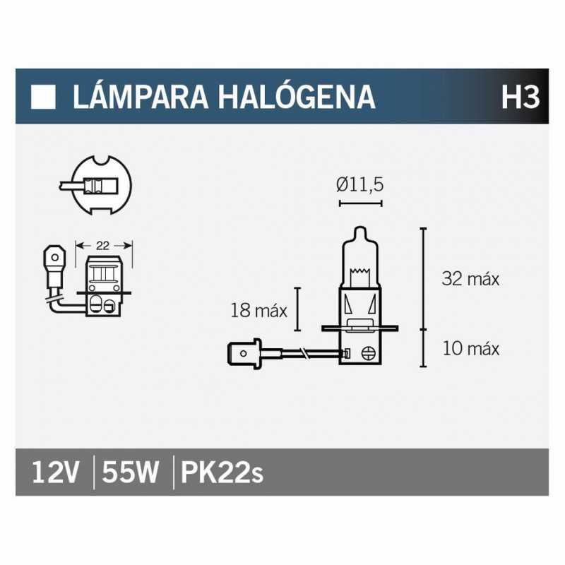 OSRAM LAMP, LIGHT BULB OSRAM 64151 H3 15032