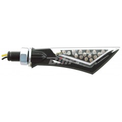 V PARTS SET, TURN SIGNALS LED FIBER BLACK 13719