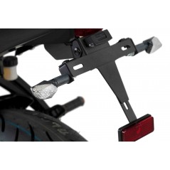 PUIG Intermitentes universales moto RUBI brazo largo carbonlook 4919
