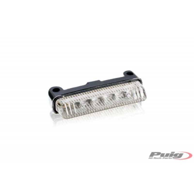PUIG Pilotos freno leds alargado modelo TT HOMOLOGADO 75x15mm Rojo 4602