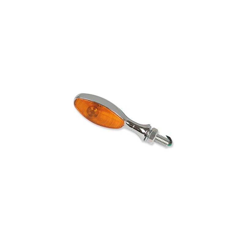 V PARTS Pareja juego intermitentes UNIVERSALES moto P I mini ovoide Cromo Laser 4598