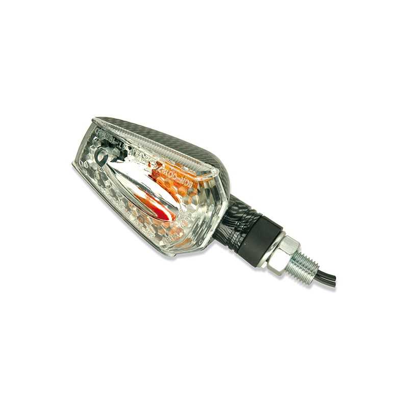 V PARTS Juego pareja intermitentes carbonlook brazo corto universales 9396
