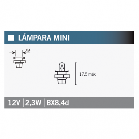OSRAM LAMP, LIGHT BULB OSRAM 2723MFX6 BX8,4d 15071