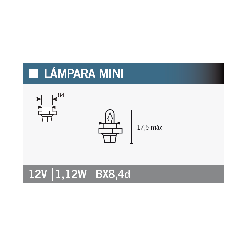 OSRAM Lámpara bombilla 2473MFX6 12V1.1W - Ilumina tus espacios con la mejor calidad 15005