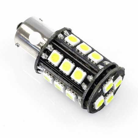 V PARTS lampara bombilla blanca LED BA15s 22 leds 12V 36642