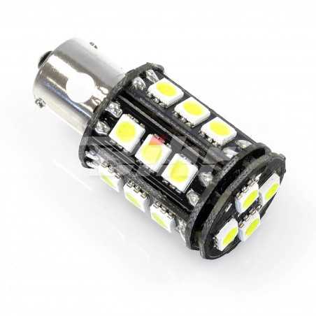 V PARTS lampara bombilla blanca LED BA15s 22 leds 12V 36642