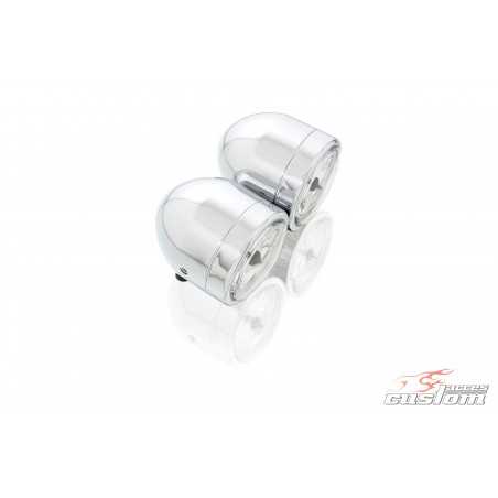 CUSTOM ACCES Bifaro luz delantera central homologado halogeno 12V 60/55W FD0001