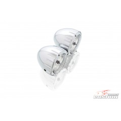 CUSTOM ACCES Bifaro luz delantera central homologado " Ø90mm 3 1/2""" FD0002