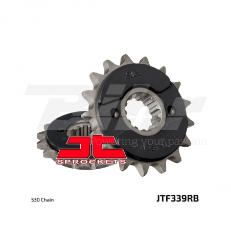 Steel sprocket with rubber  JT 339 16T