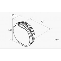 KOSO Faro led THUNDERBOLT 170 MM 445691