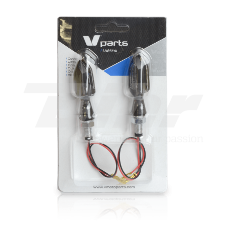 V PARTS Juego de intermitentes Zinc LED 12V1.6W 62x23mm 321180