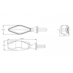 PUIG PAIR, TURN SIGNALS SPARKLY HOMOLOGADOS 9944