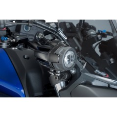 PUIG Set of spotlights auxiliary headlights approved + flanges 3489