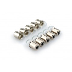 PUIG Caja con 10 bombillas intermitentes para motocicleta racing 12v 10w - Transparente/Naranja Marca 4049