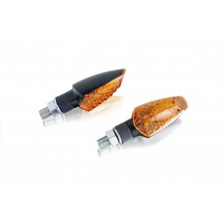 PUIG APPROVED UNIVERSAL BLINKERS FOR MOTORCYCLES TIP IN BLACK 6476