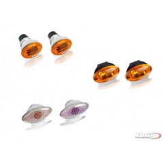 PUIG Intermitentes universales moto OVALADO cristal ambar naranja 1079
