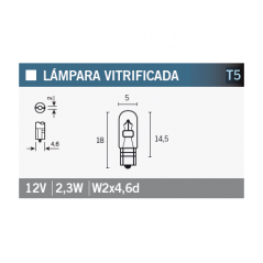 OSRAM LAMP, LIGHT BULB OSRAM 2723 W2,3W 15063