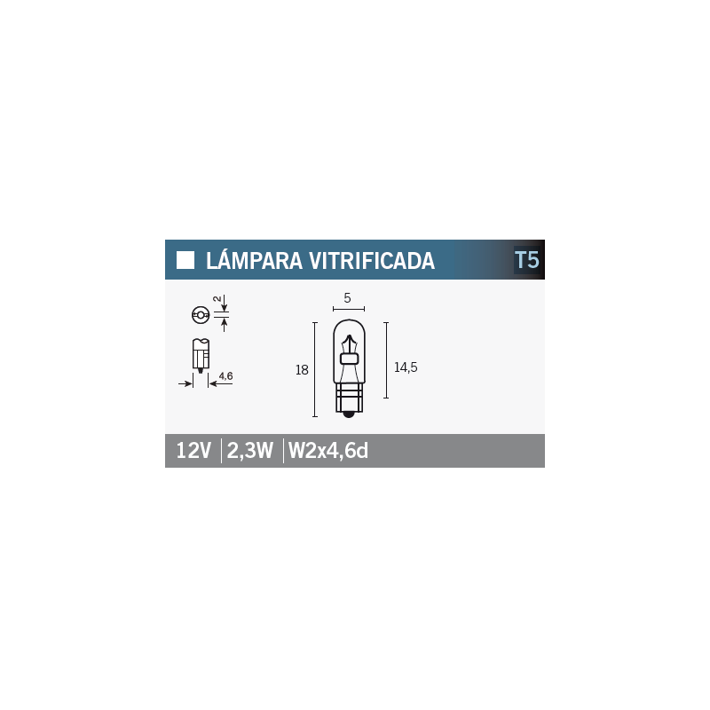 OSRAM Lámpara bombilla 2723 W2,3W para iluminación de alta calidad 15063