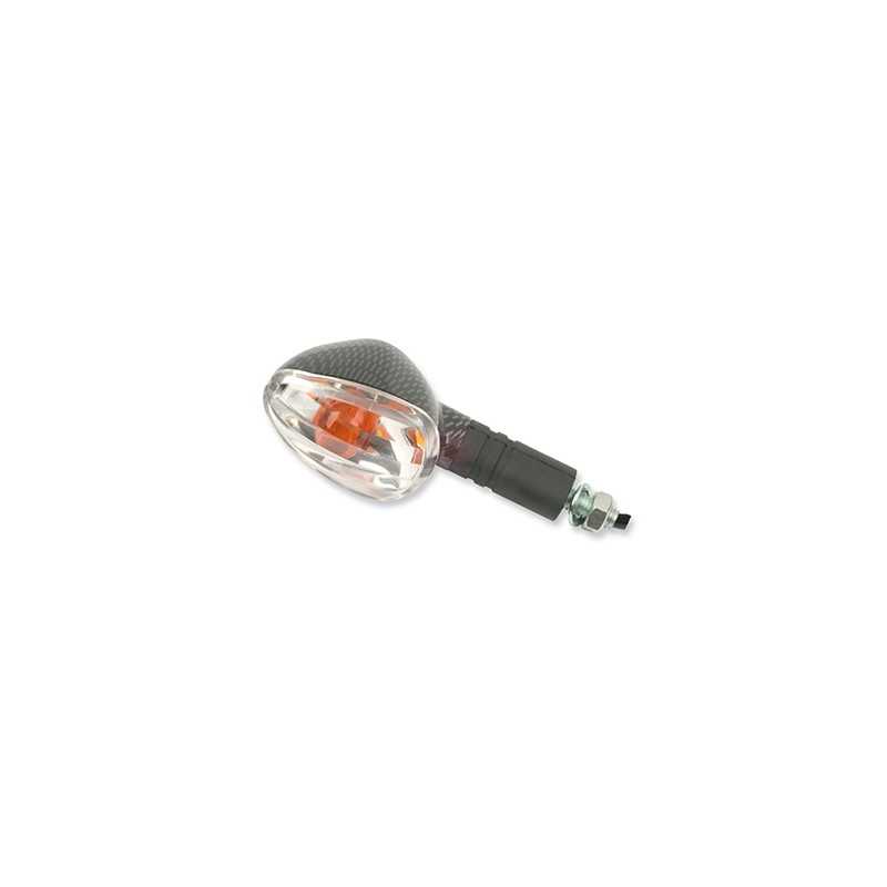 V PARTS Pareja juego intermitentes UNIVERSALES moto P F H brazo largo Carbono Transpa 4593