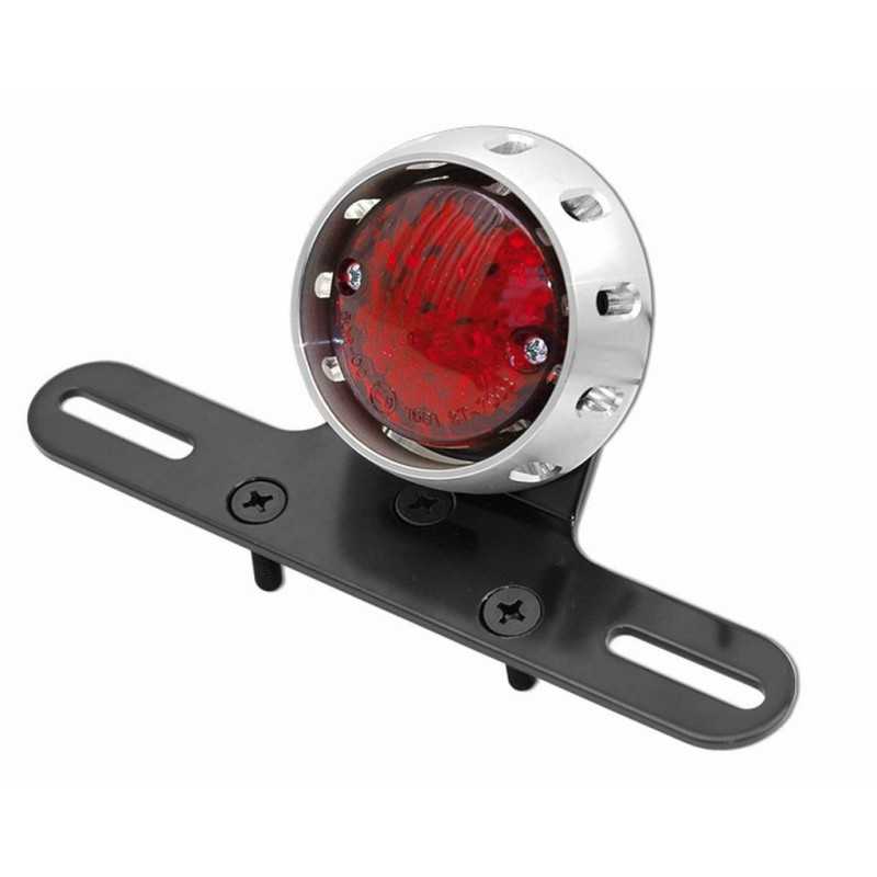 V PARTS PILOT LIGHT, REAR, CUSTOM, LED SUPPORT+LICENSE PLATE 13878