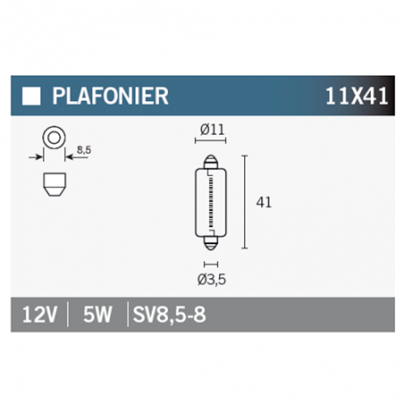 OSRAM Caja 10 lámparas 6413 12V5W 15016