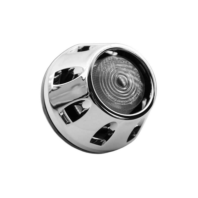 V PARTS PILOT LIGHT, REAR, CUSTOM CHROME, LED 12V2/1W 12682